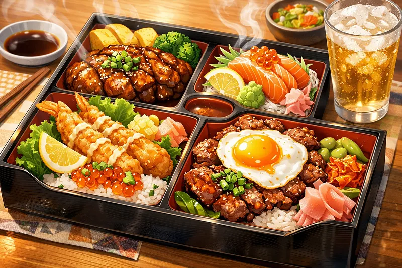 AI Prompt for anime food