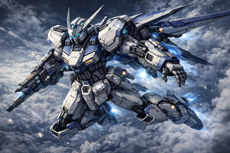 Anime Mecha Robot AI Prompt